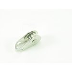 Super Mini Block 6mm, 1 Rolle Messing Vernickelt Gleitlager